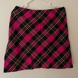 Casual Corner Plaid Skirt